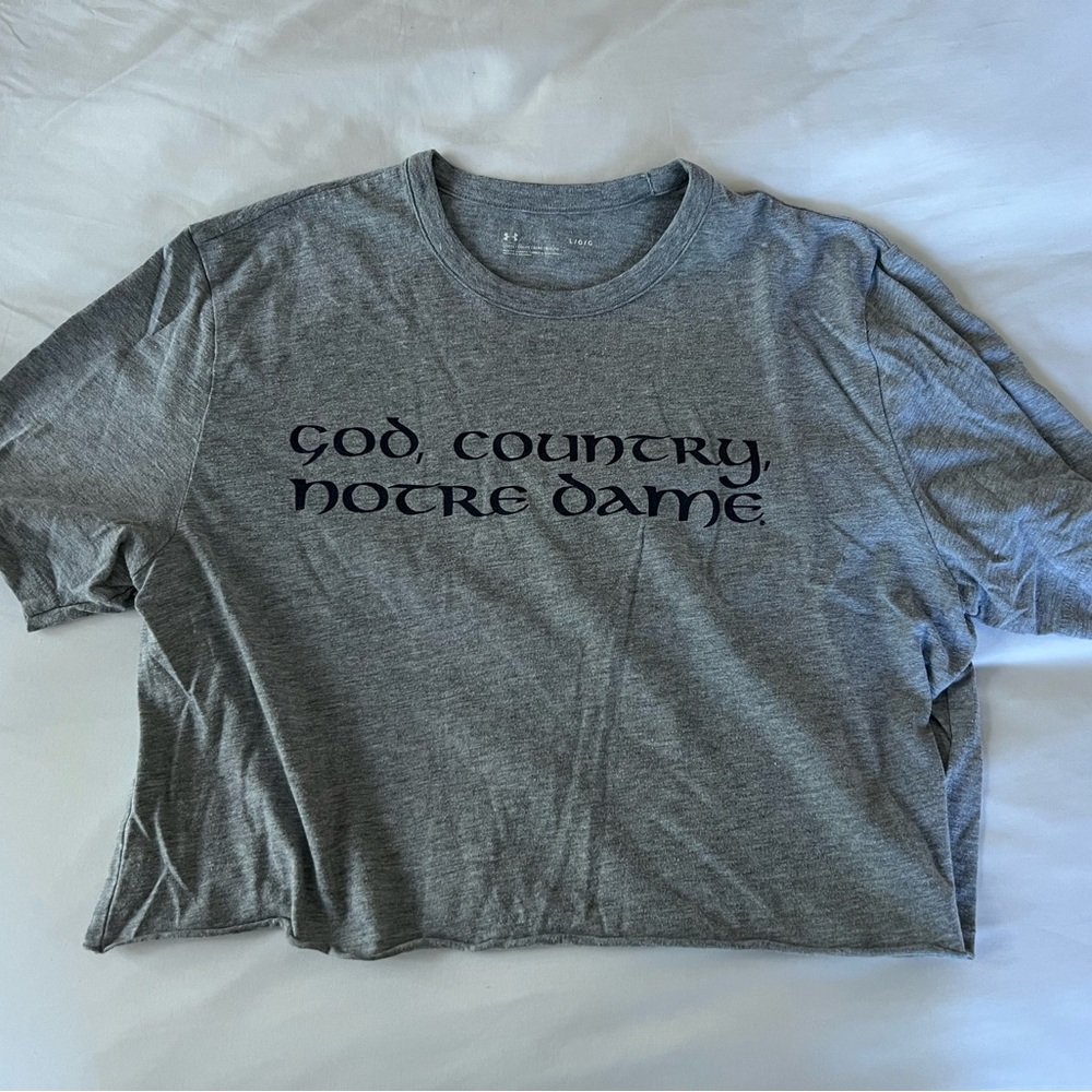 Cropped ND tee